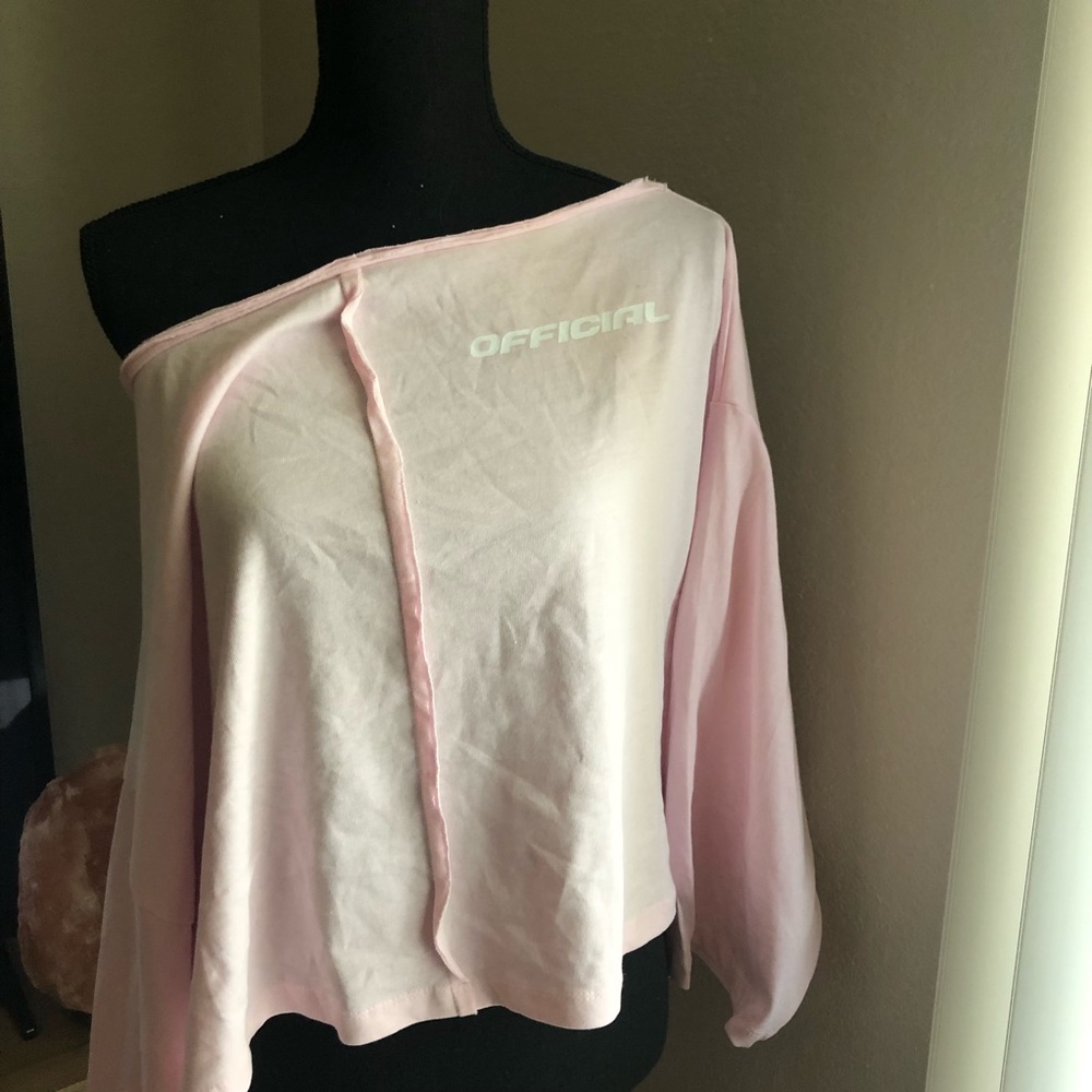 BooHoo Long Sleeve Off the Shoulder Top